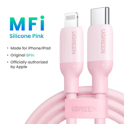 Mfi 20W PD USB C to Lightning Cable for Iphone 14 13 12 Pro Max Fast Charging for Ipad Mini Phone Type C Cable
